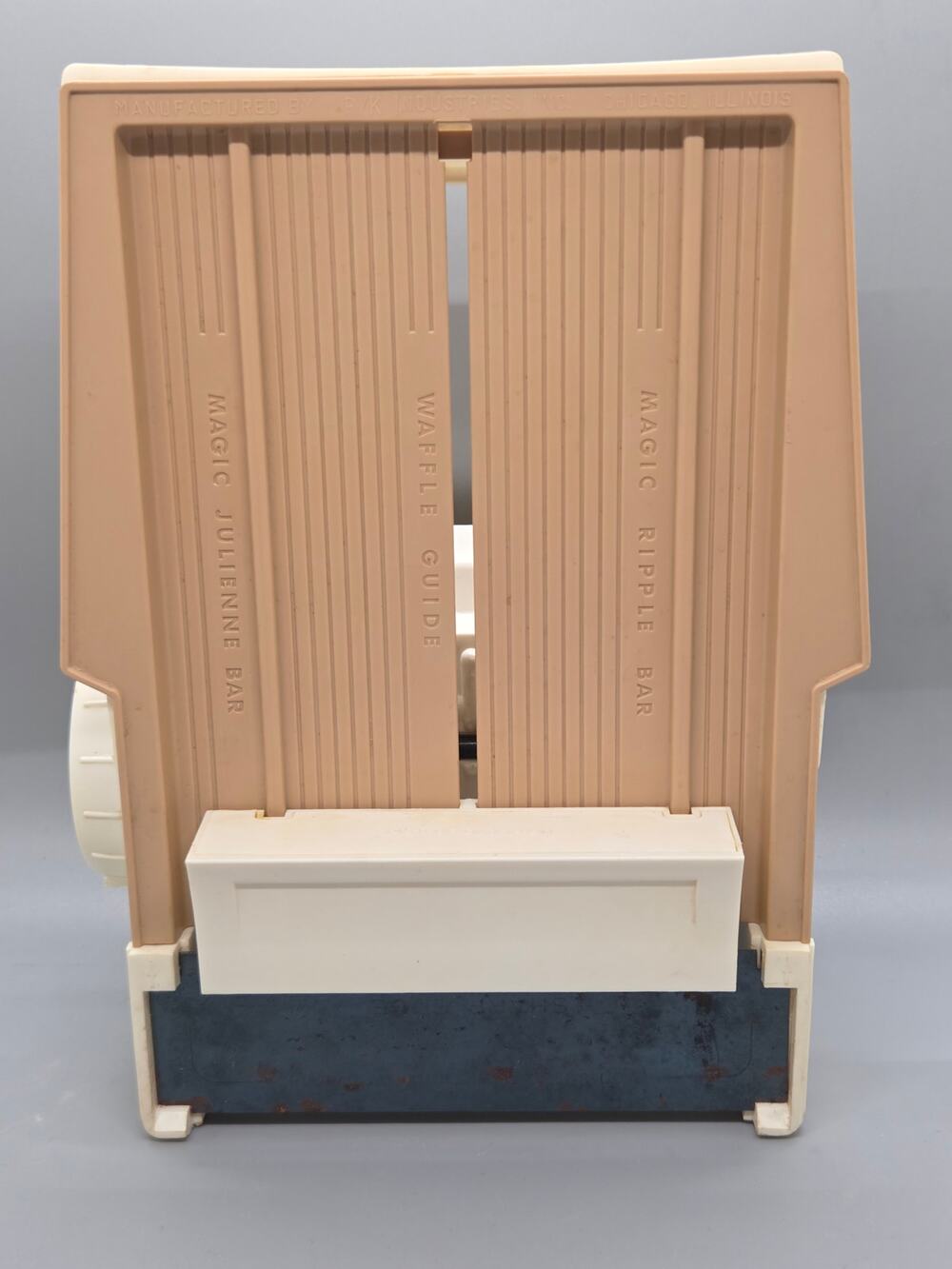 Vintage 1959 Dial-O-Matic Food Cutter With Instructions